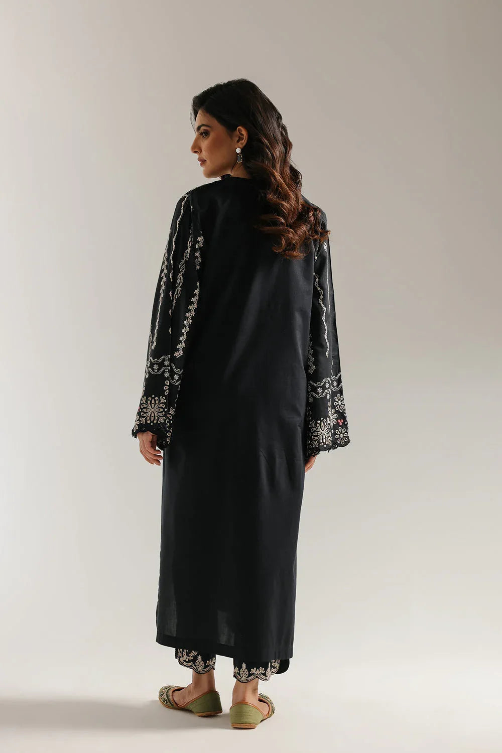 Ethnic | Rozana Collection 25 | Embroidered Dress 20A - Aqsa Fabrics