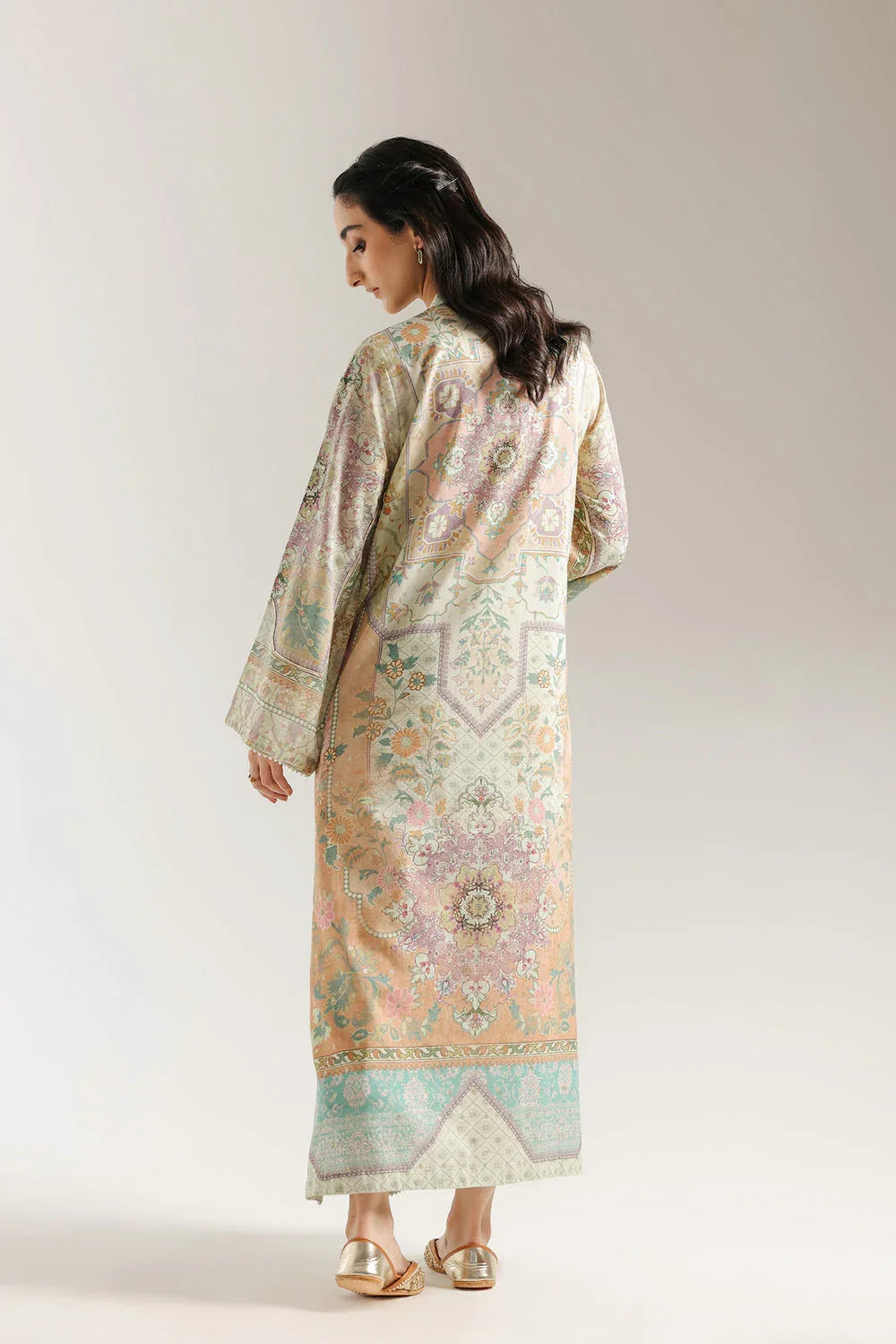Ethnic | Rozana Collection 25 | Embroidered Dress 14A - Aqsa Fabrics