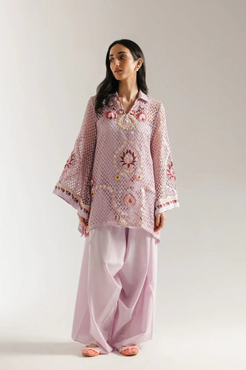 Ethnic | Rozana Collection 25 | Embroidered Dress 13A - Aqsa Fabrics