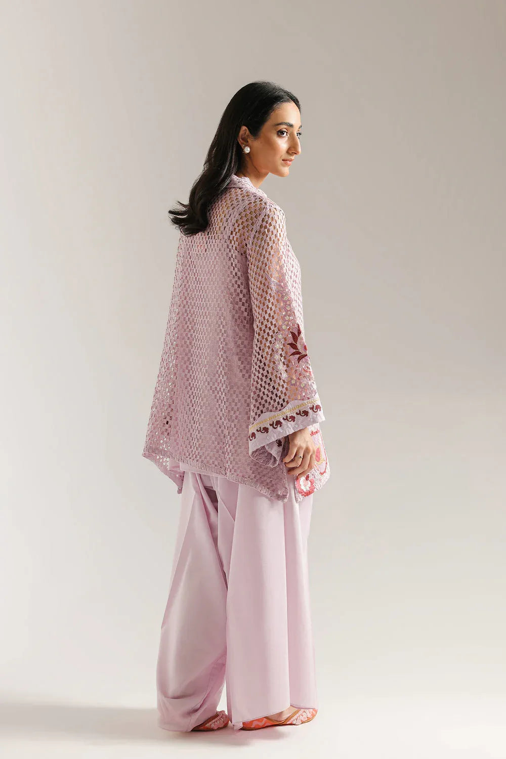 Ethnic | Rozana Collection 25 | Embroidered Dress 13A - Aqsa Fabrics
