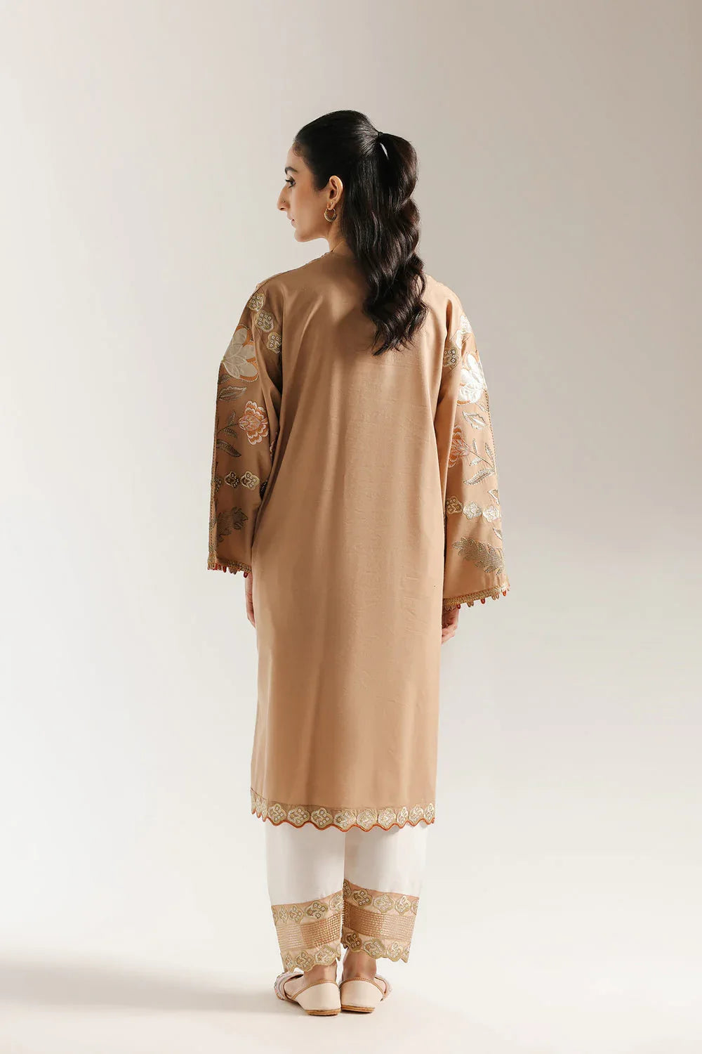 Ethnic | Rozana Collection 25 | Embroidered Dress 12A - Aqsa Fabrics