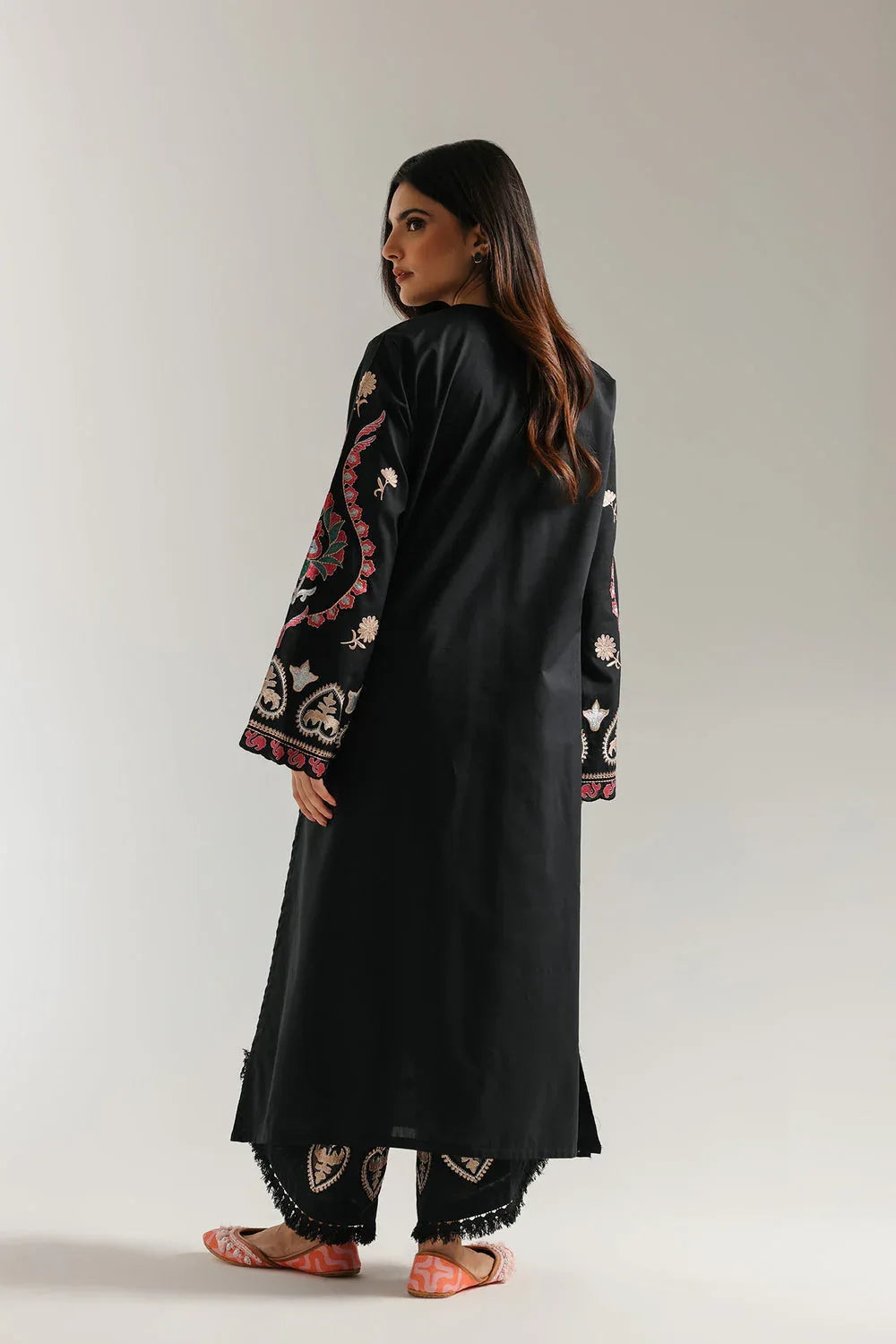 Ethnic | Rozana Collection 25 | Embroidered Dress 25A - Aqsa Fabrics