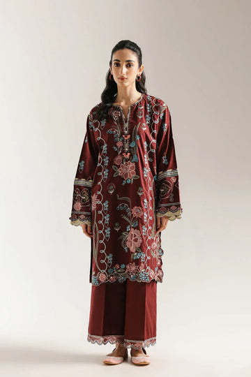 Ethnic | Rozana Collection 25 | Embroidered Dress 11A - Aqsa Fabrics