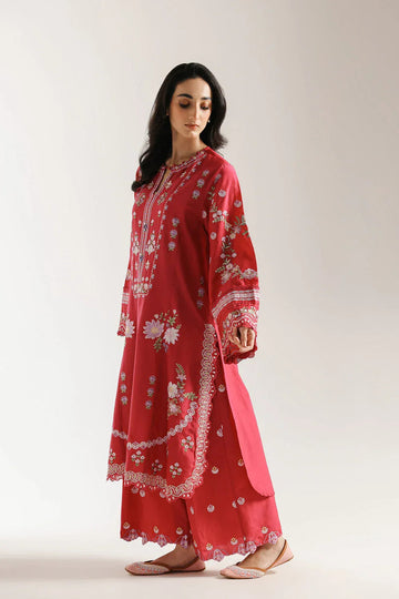 Ethnic | Rozana Collection 25 | Embroidered Dress 08A - Aqsa Fabrics