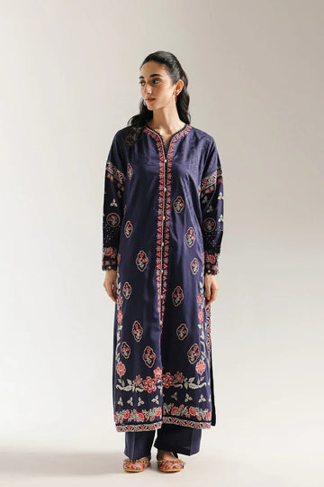 Ethnic | Rozana Collection 25 | Embroidered Dress 05A - Aqsa Fabrics