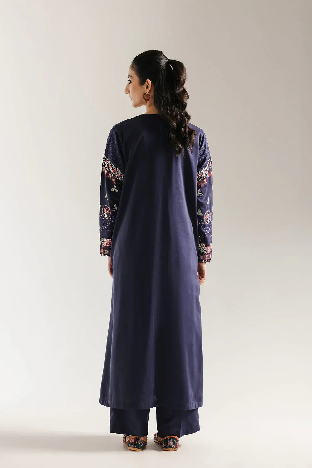 Ethnic | Rozana Collection 25 | Embroidered Dress 05A - Aqsa Fabrics