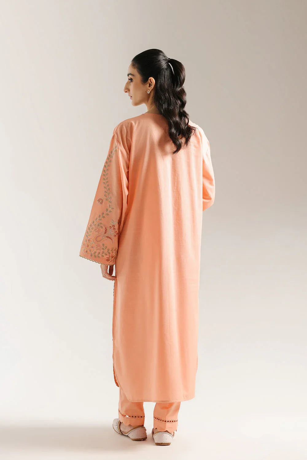 Ethnic | Rozana Collection 25 | Embroidered Dress 06A - Aqsa Fabrics