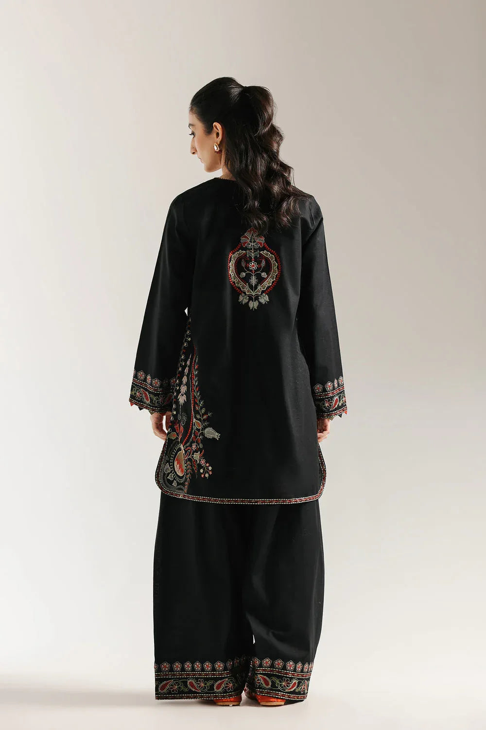 Ethnic | Rozana Collection 25 | Embroidered Dress 07A - Aqsa Fabrics