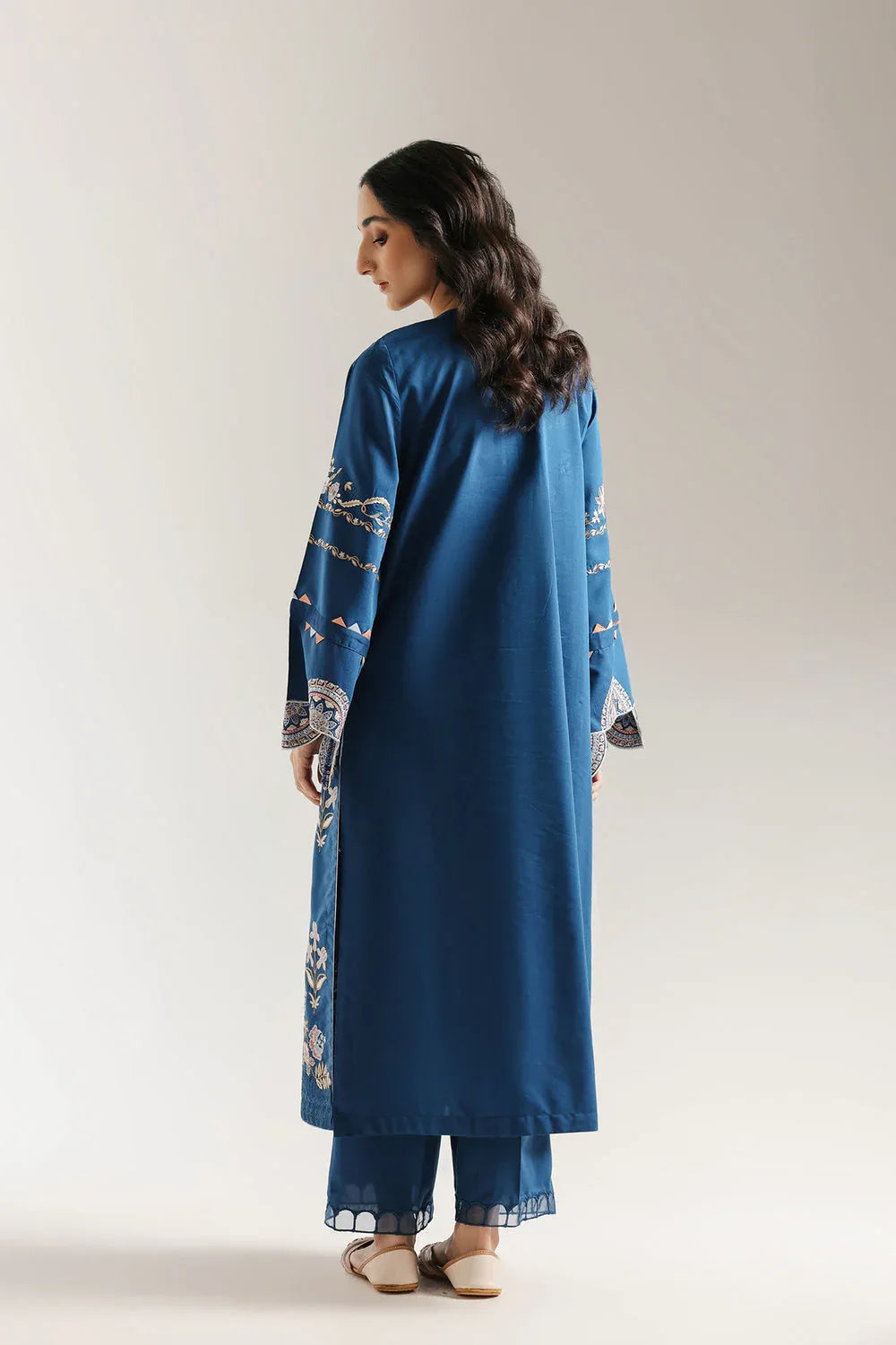 Ethnic | Rozana Collection 25 | Embroidered Dress 04A - Aqsa Fabrics