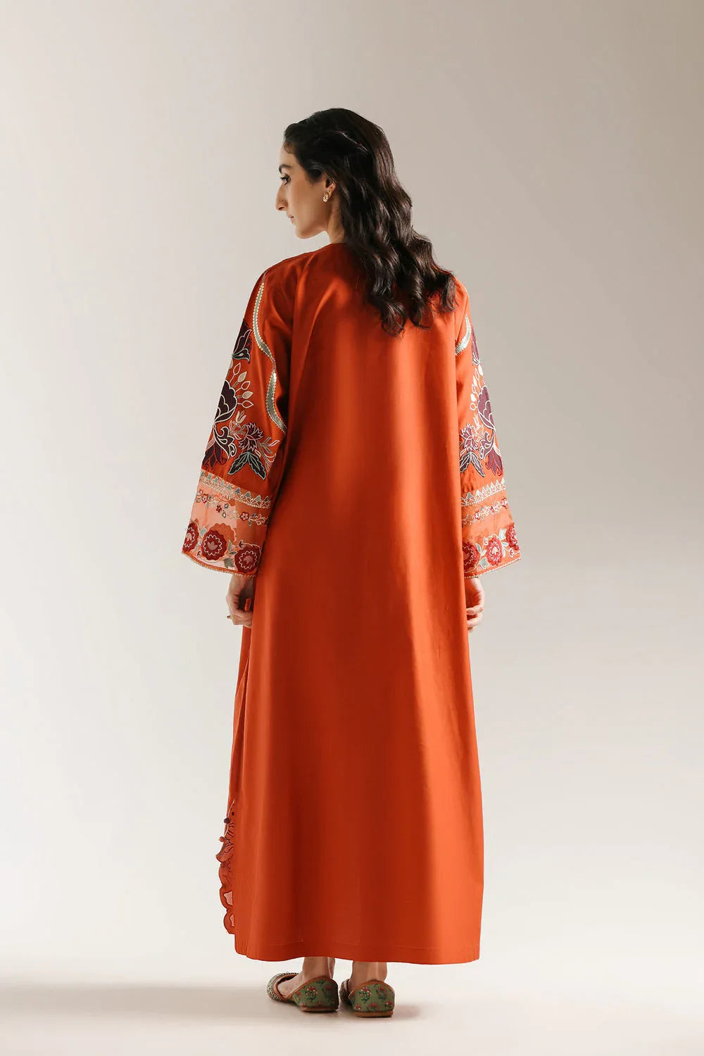 Ethnic | Rozana Collection 25 | Embroidered Dress 01A - Aqsa Fabrics