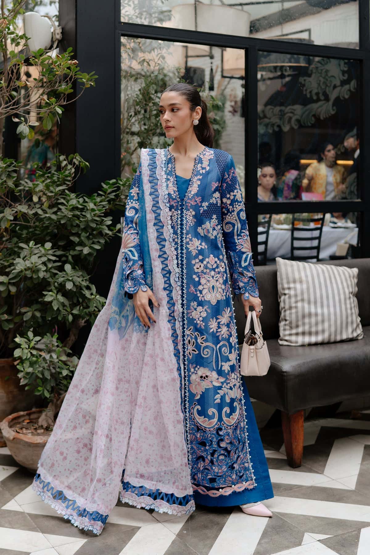 Afrozeh | Lawn 25 | Eclipse - Aqsa Fabrics