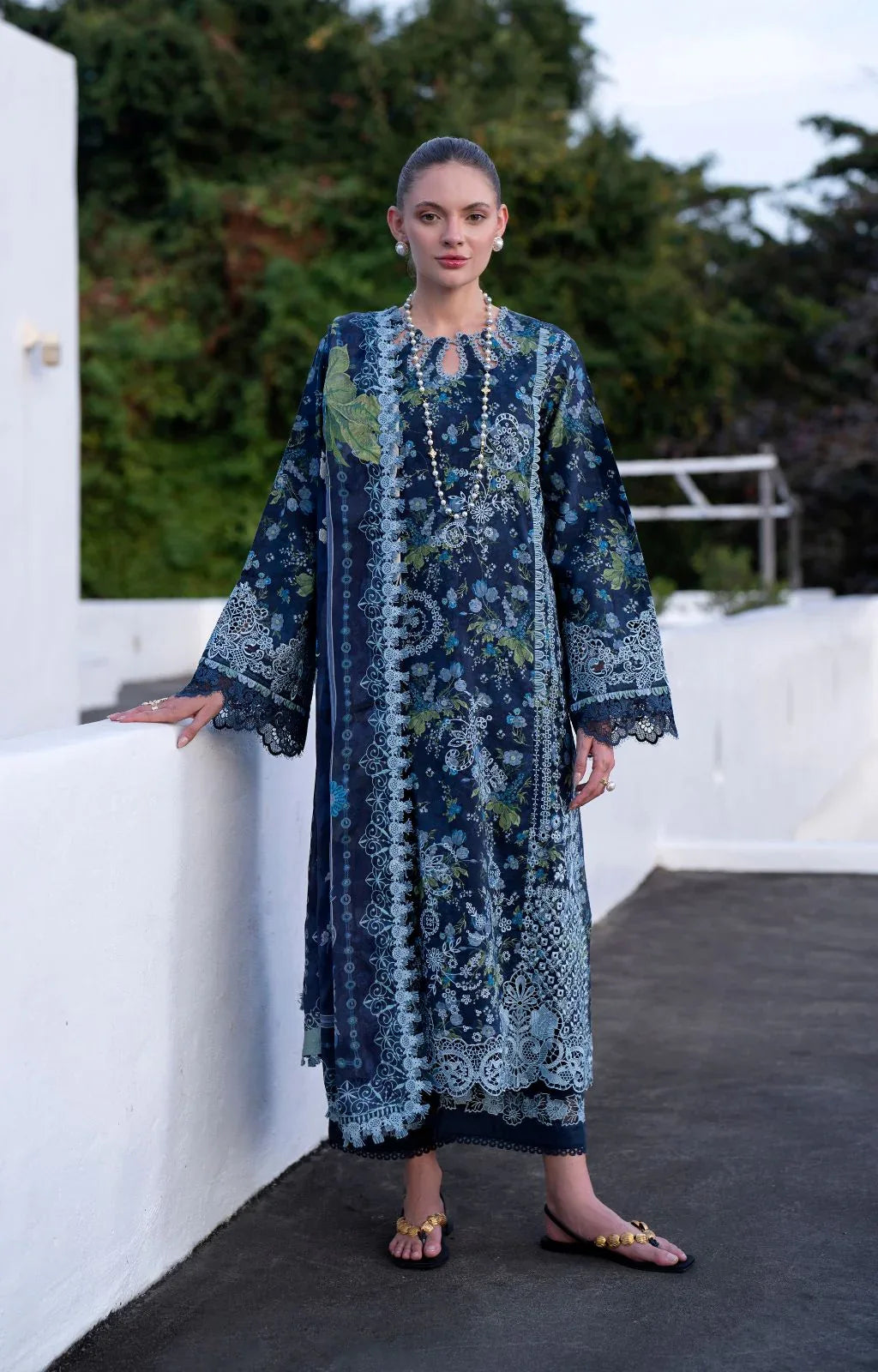 AJR Couture | Printakari Lawn 25 | Eden - Aqsa Fabrics