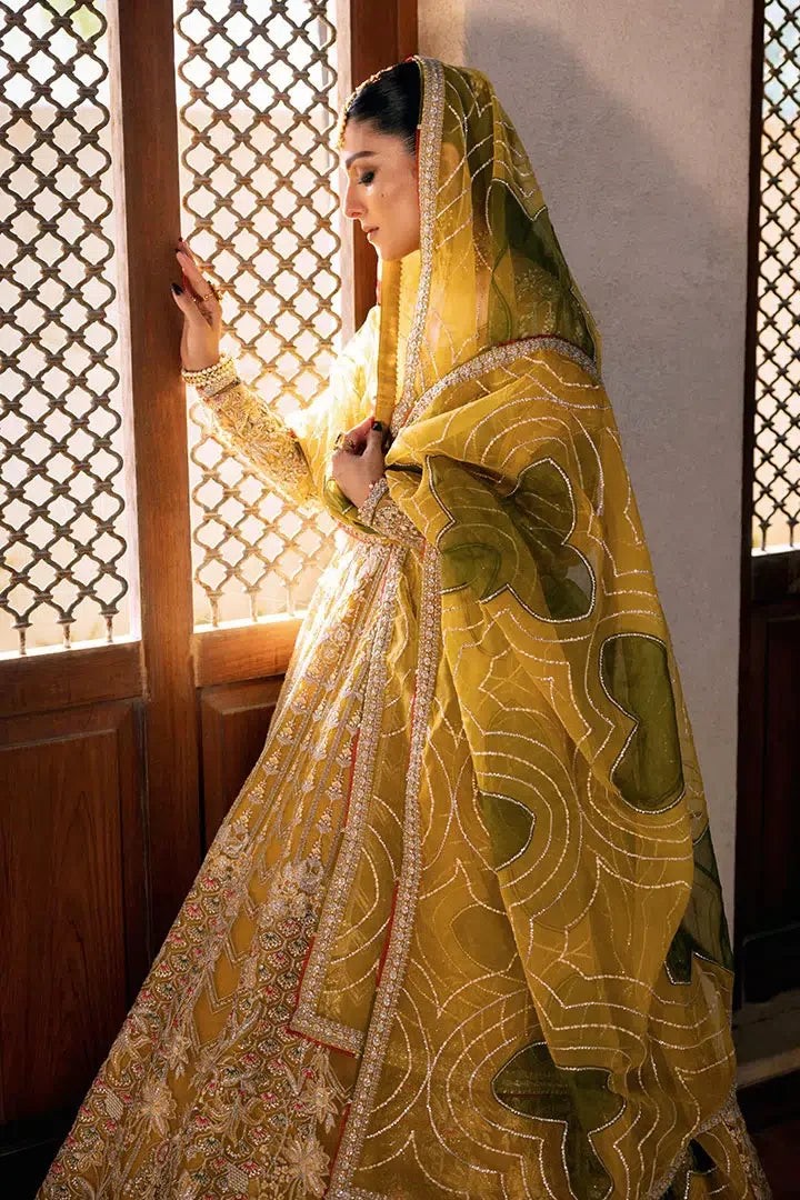 Erum Khan | Jahan Wedding 23 | Suraj Mukhi - Aqsa Fabrics