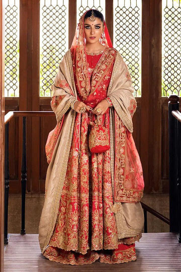 Erum Khan | Jahan Wedding 23 | Rani - Aqsa Fabrics