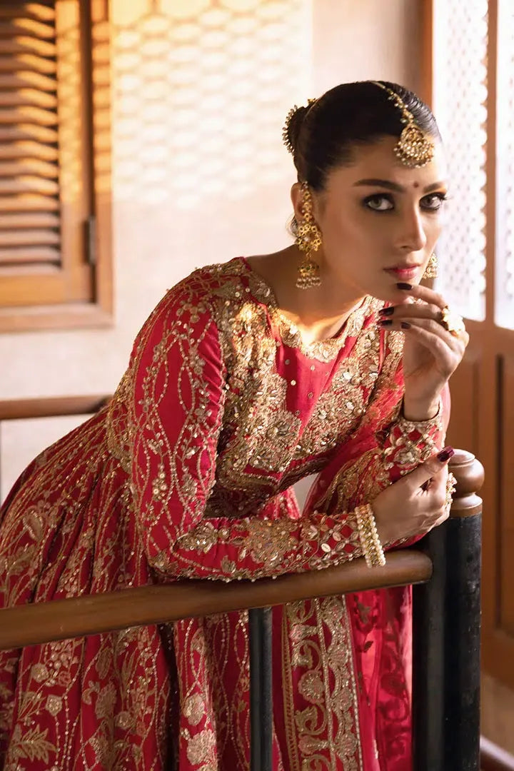 Erum Khan | Jahan Wedding 23 | Rani - Aqsa Fabrics