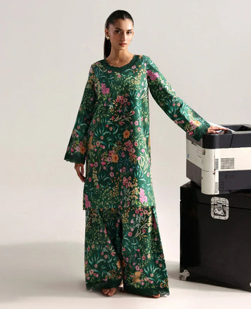 Republic Womenswear | Essentials Pre Fall | Zinnia - Aqsa Fabrics