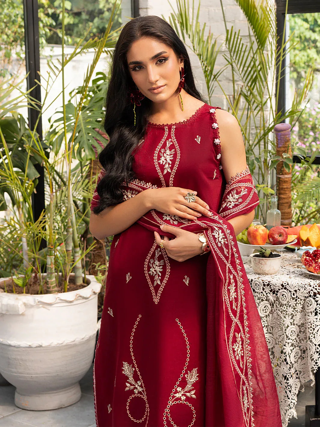 Izel | Meadow Muse Embroidered Lawn 25 | EVARA - Aqsa Fabrics