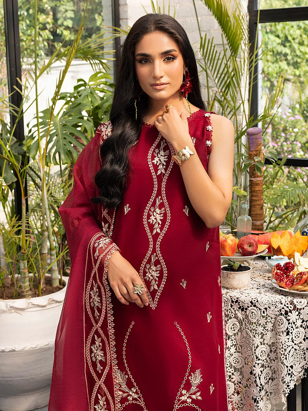 Izel | Meadow Muse Embroidered Lawn 25 | EVARA - Aqsa Fabrics