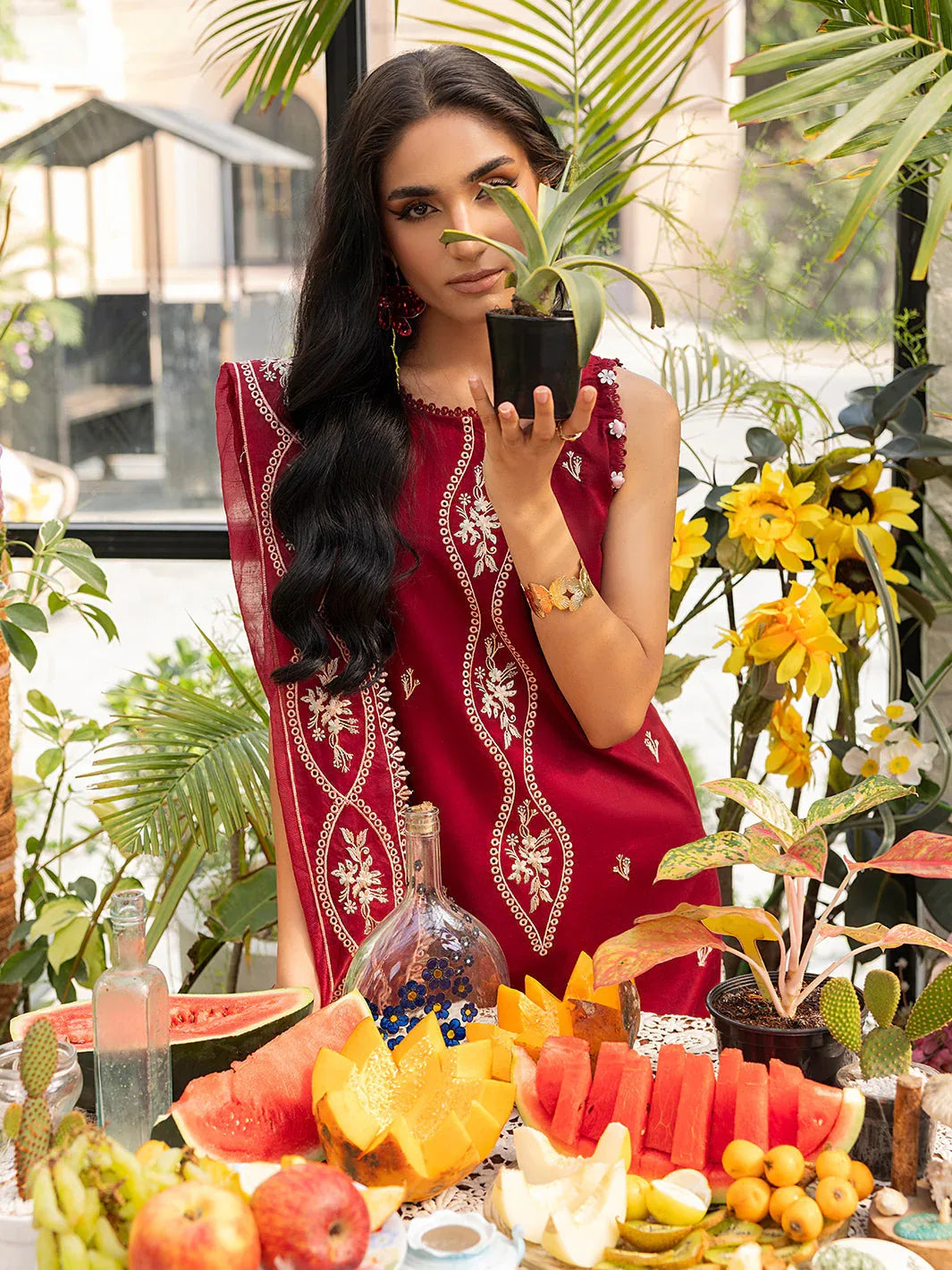 Izel | Meadow Muse Embroidered Lawn 25 | EVARA - Aqsa Fabrics