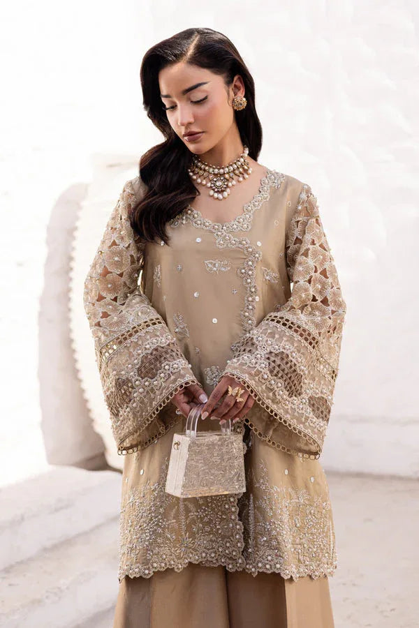 Marjjan | Elyna Luxe | EVERLY MP-43 (SKIN GOLD) - Aqsa Fabrics