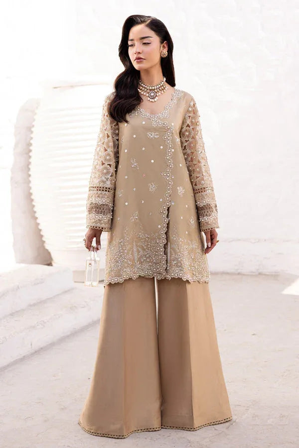 Marjjan | Elyna Luxe | EVERLY MP-43 (SKIN GOLD) - Aqsa Fabrics