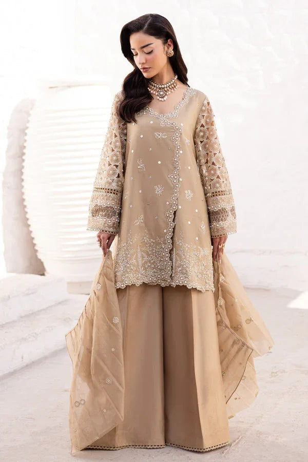 Marjjan | Elyna Luxe | EVERLY MP-43 (SKIN GOLD) - Aqsa Fabrics