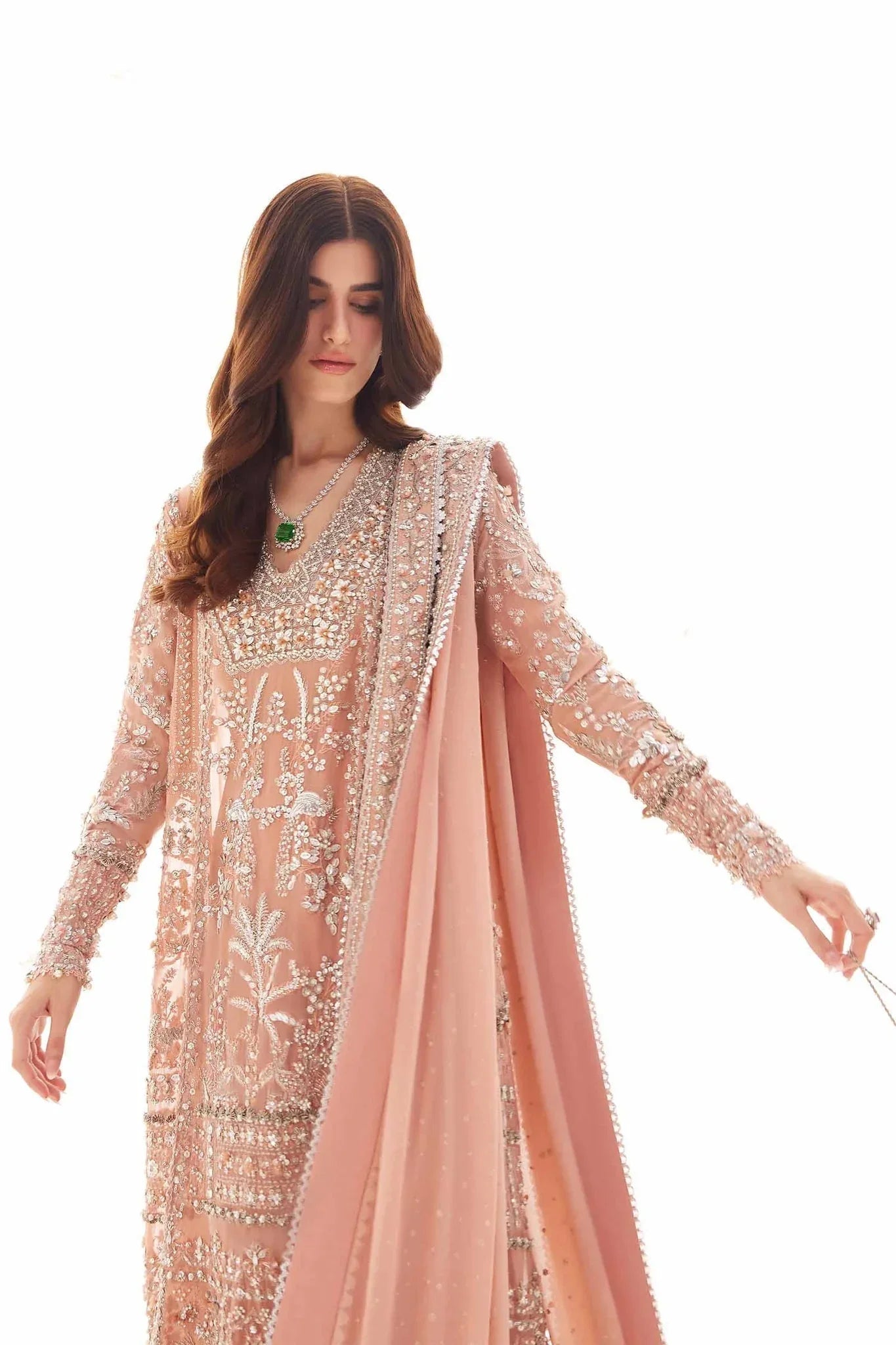 Elan | Elitarie Wedding Formals | ROSÉA (EP-21213) - Aqsa Fabrics