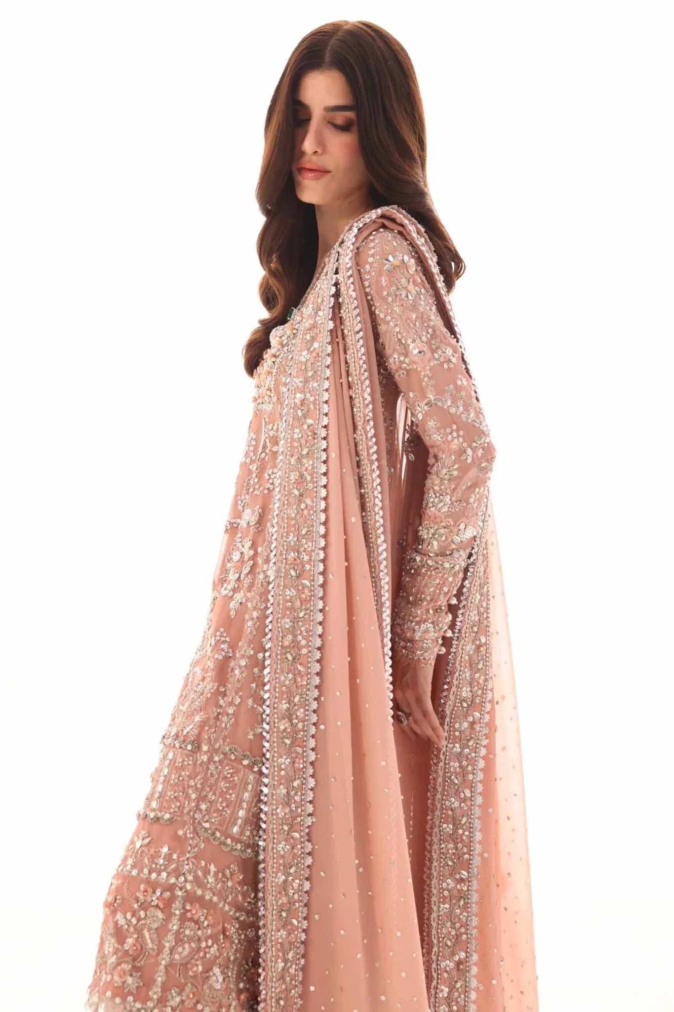 Elan | Elitarie Wedding Formals | ROSÉA (EP-21213) - Aqsa Fabrics