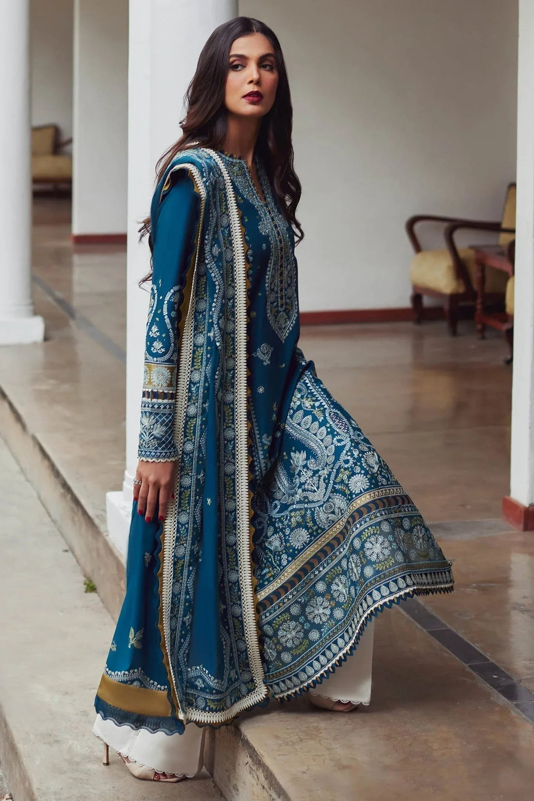Elan | Lawn24 | MAHROSH (EL24-04 A) - Aqsa Fabrics