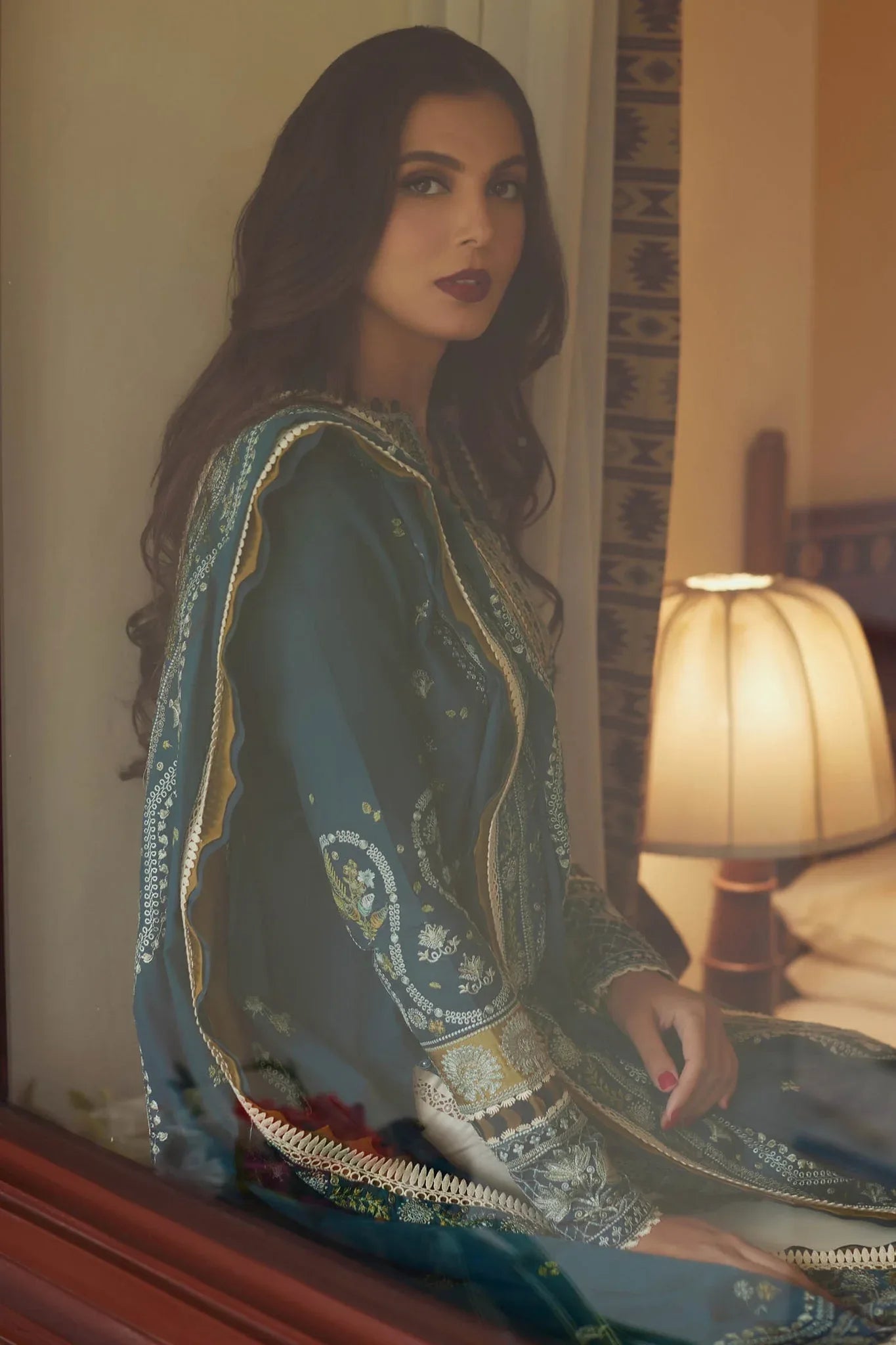 Elan | Lawn24 | MAHROSH (EL24-04 A) - Aqsa Fabrics