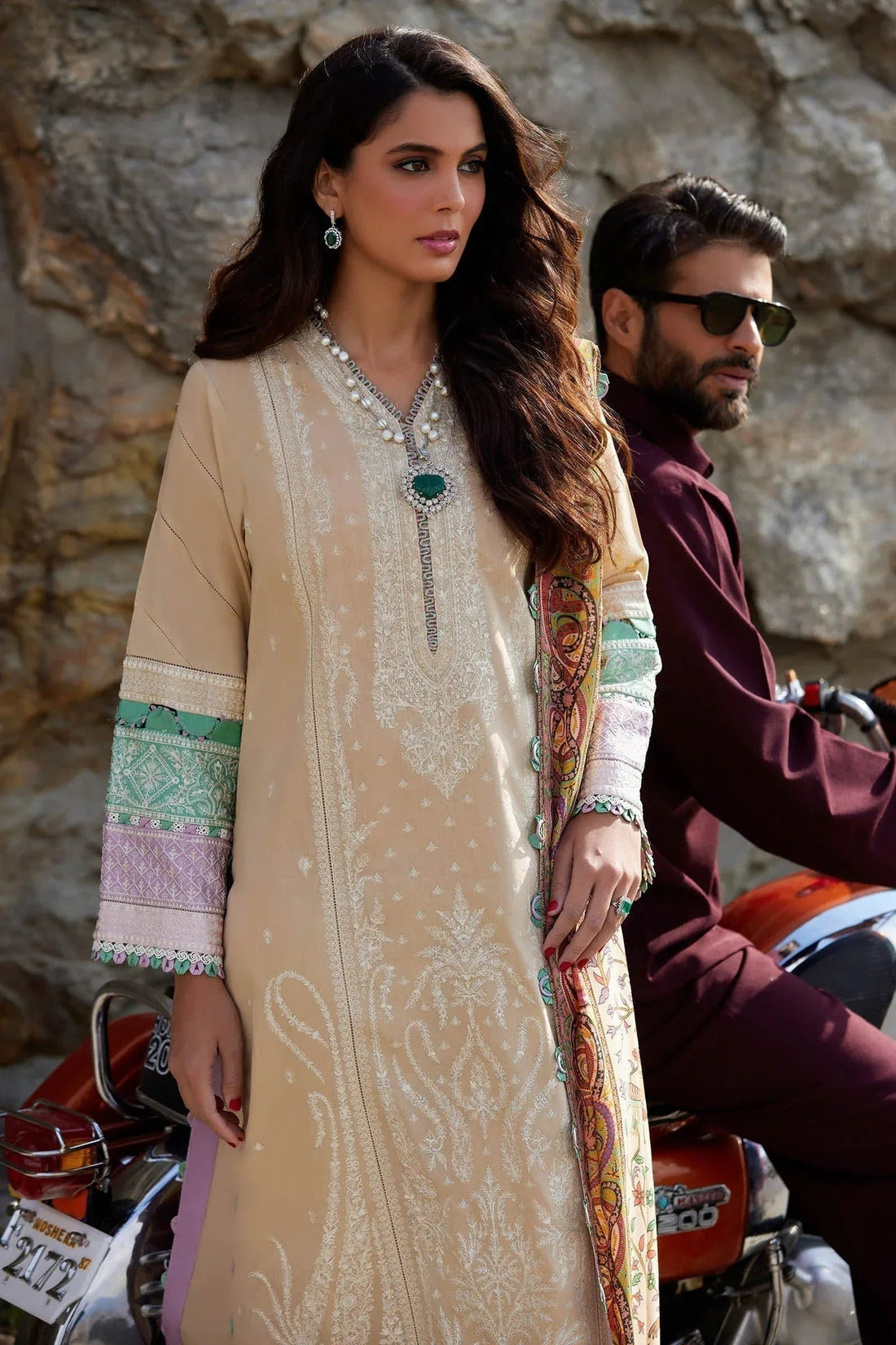 Elan | Lawn24 | SHERINE (EL24-07 B) - Aqsa Fabrics