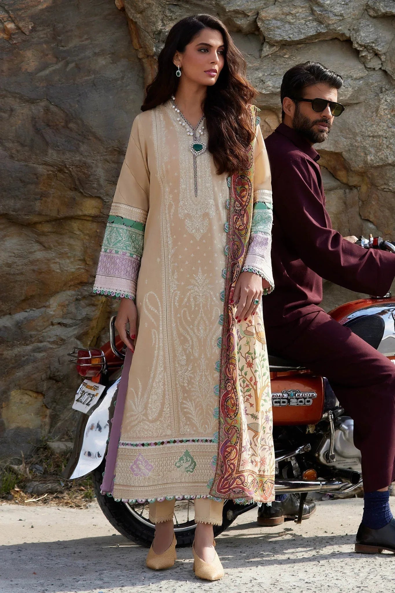Elan | Lawn24 | SHERINE (EL24-07 B) - Aqsa Fabrics