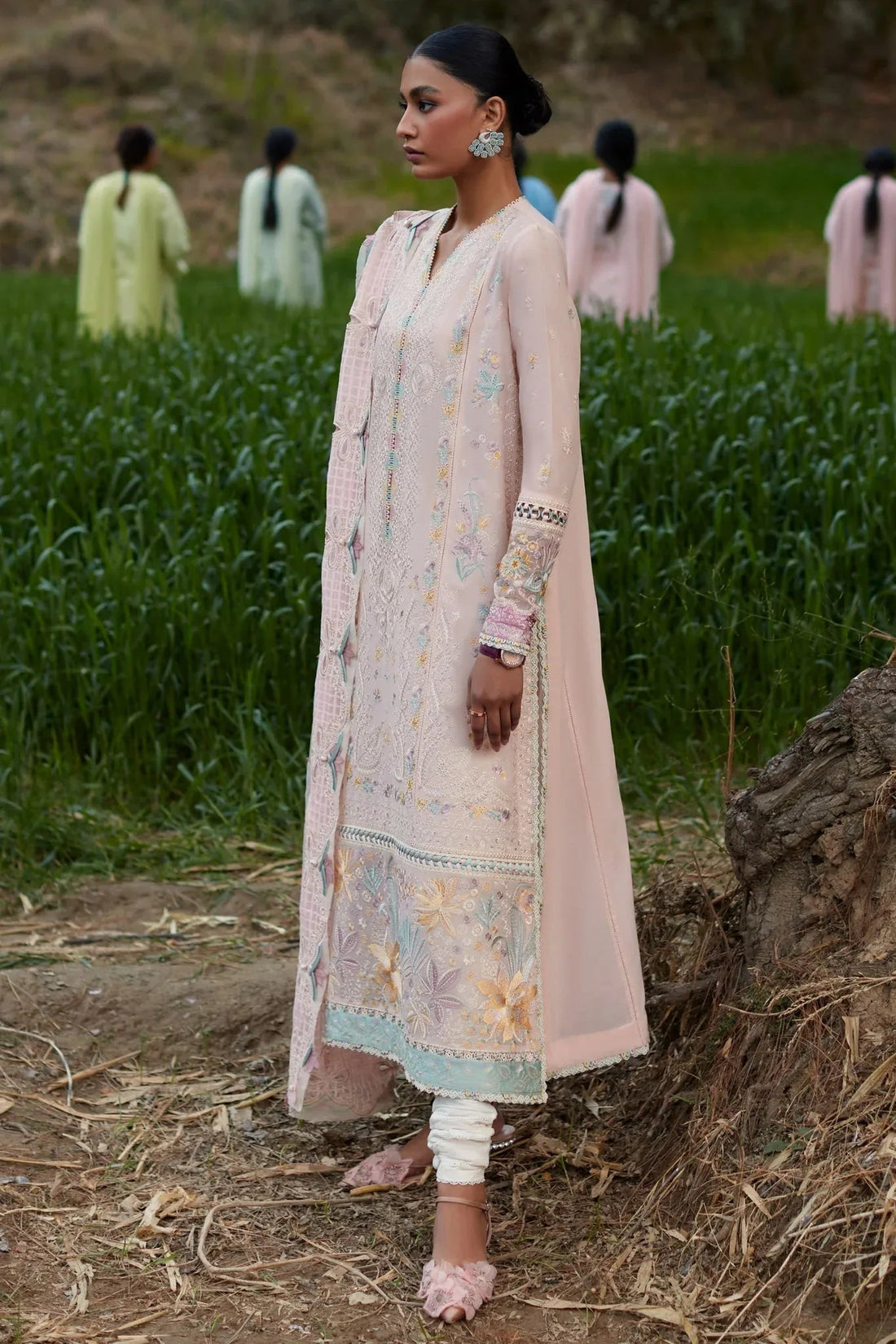 Elan | Lawn24 | NEZIHA (EL24-05 B) - Aqsa Fabrics