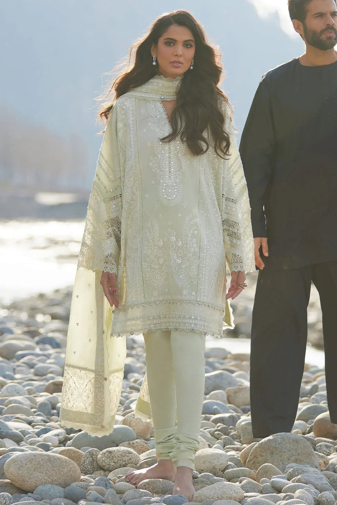 Elan | Lawn24 | ZEINA (EL24-12 A) - Aqsa Fabrics