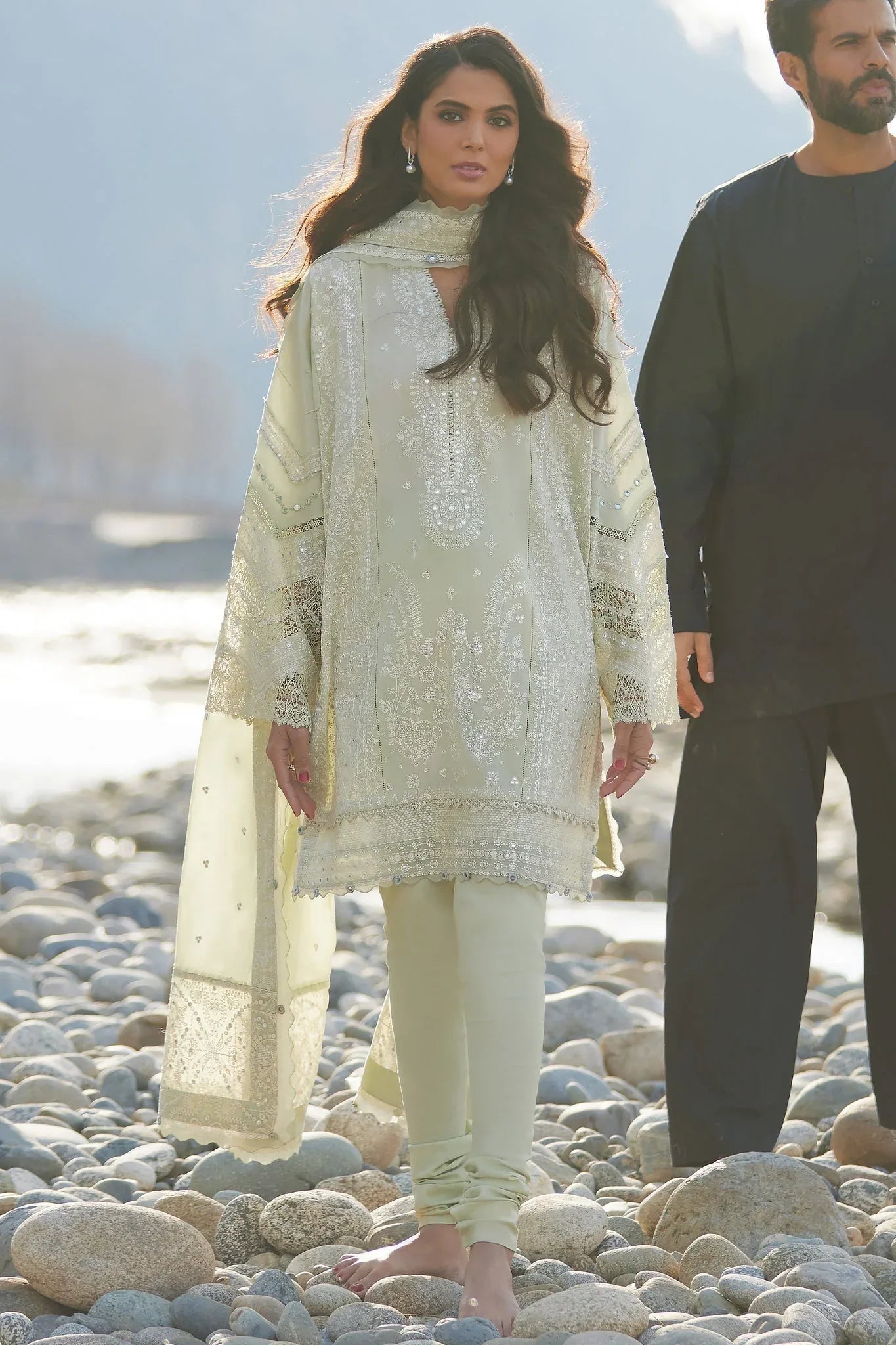 Elan | Lawn24 | ZEINA (EL24-12 A) - Aqsa Fabrics