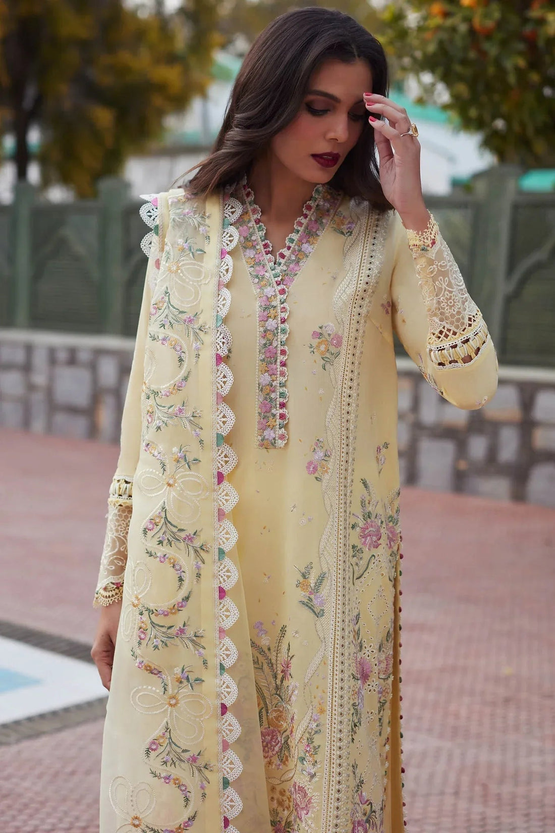 Elan | Lawn24 | ZENEL (EL24-08 B) - Aqsa Fabrics
