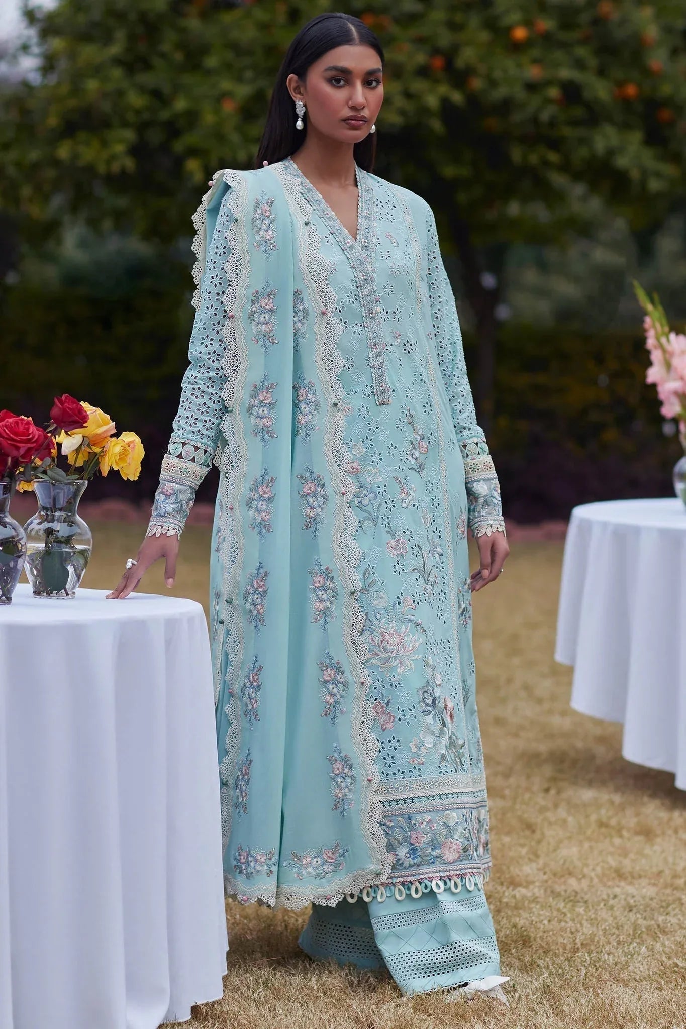 Elan | Lawn24 | AIREEN (EL24-09 B) - Aqsa Fabrics
