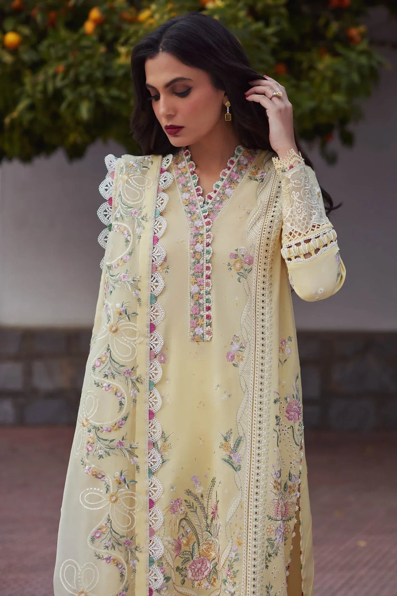 Elan | Lawn24 | ZENEL (EL24-08 B) - Aqsa Fabrics