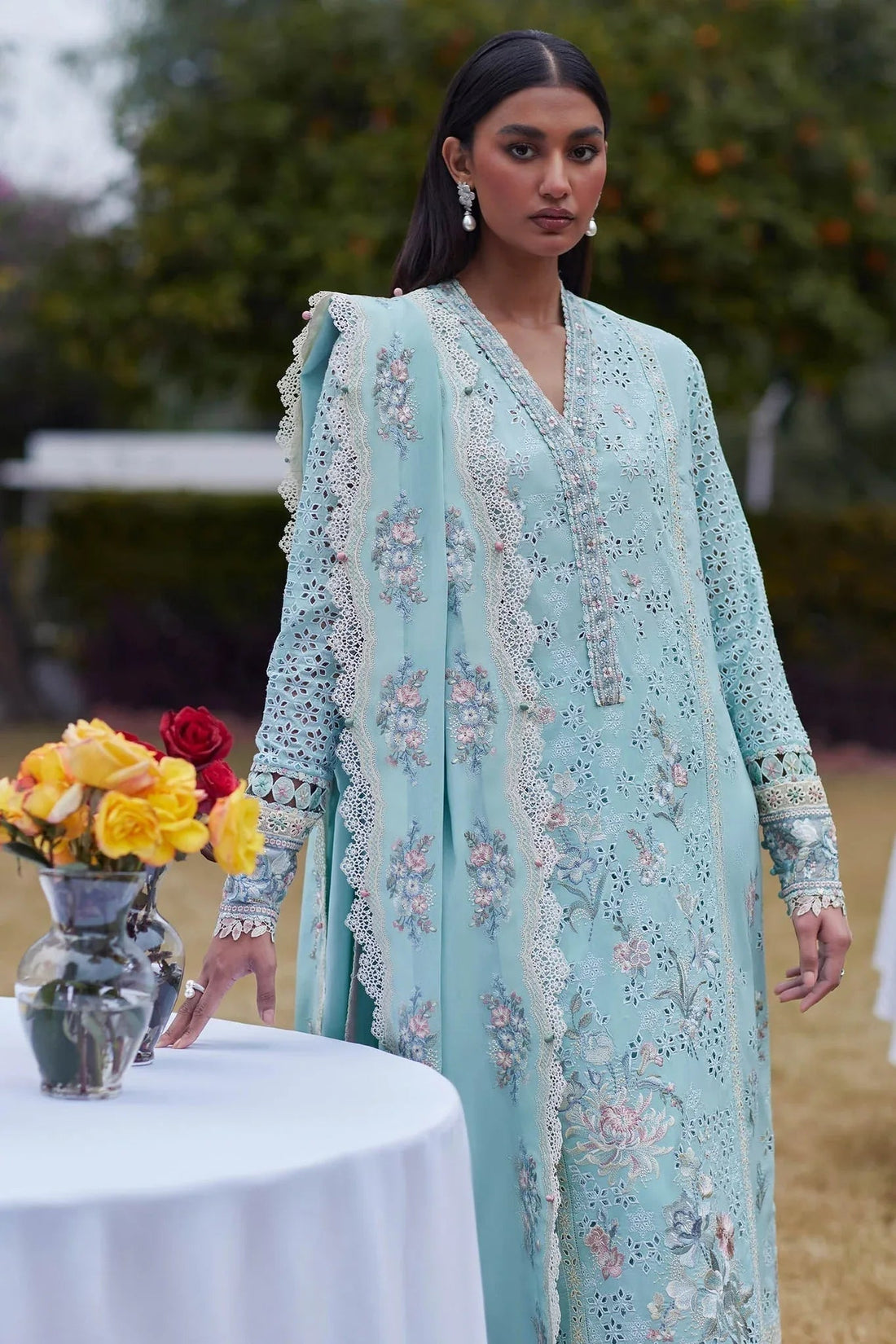Elan | Lawn24 | AIREEN (EL24-09 B) - Aqsa Fabrics