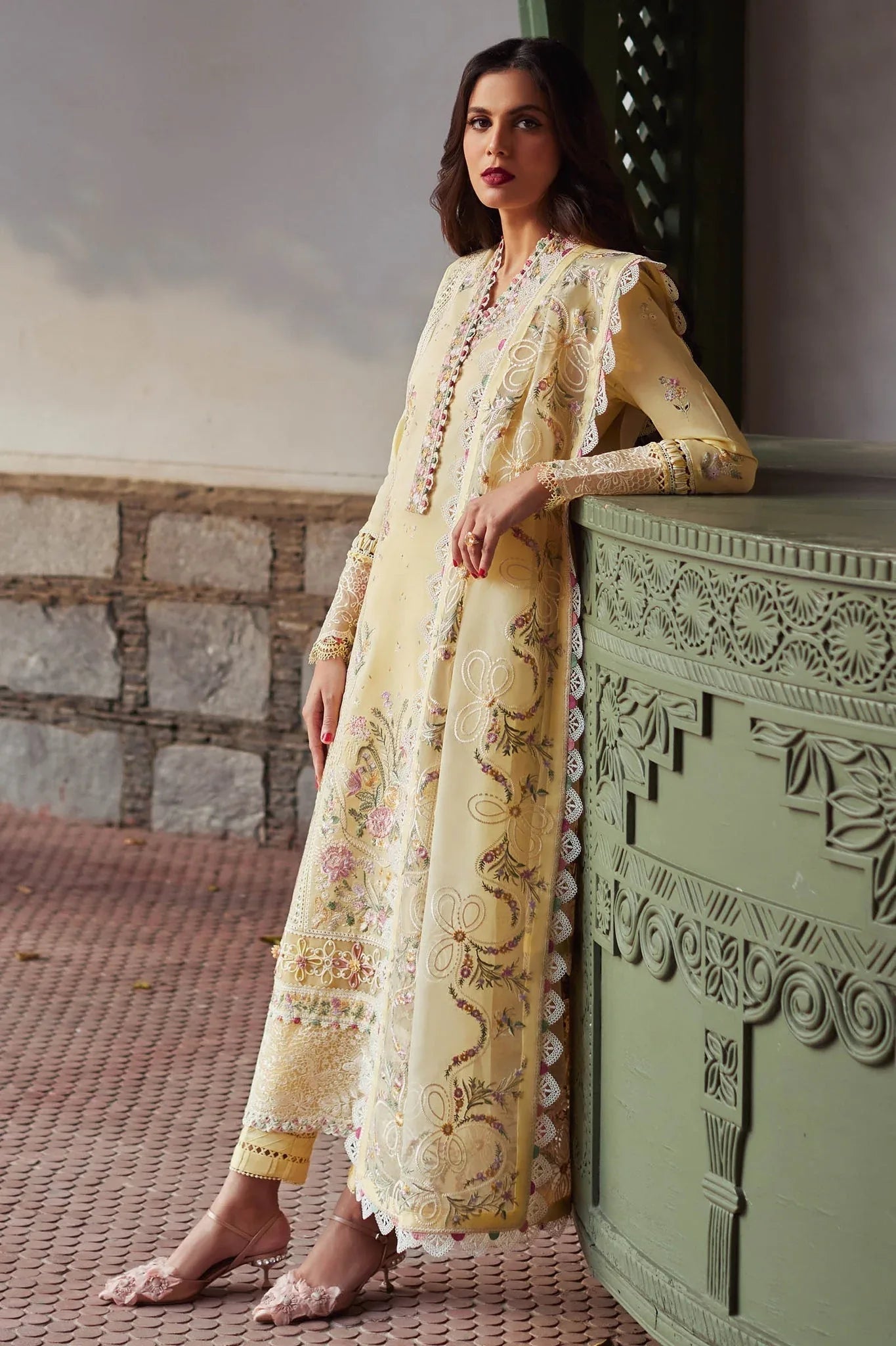 Elan | Lawn24 | ZENEL (EL24-08 B) - Aqsa Fabrics