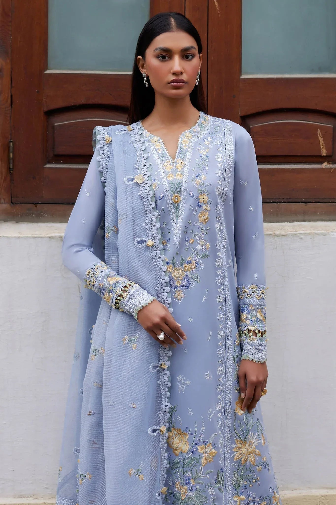 Elan | Lawn24 | MINA (EL24-01 A) - Aqsa Fabrics