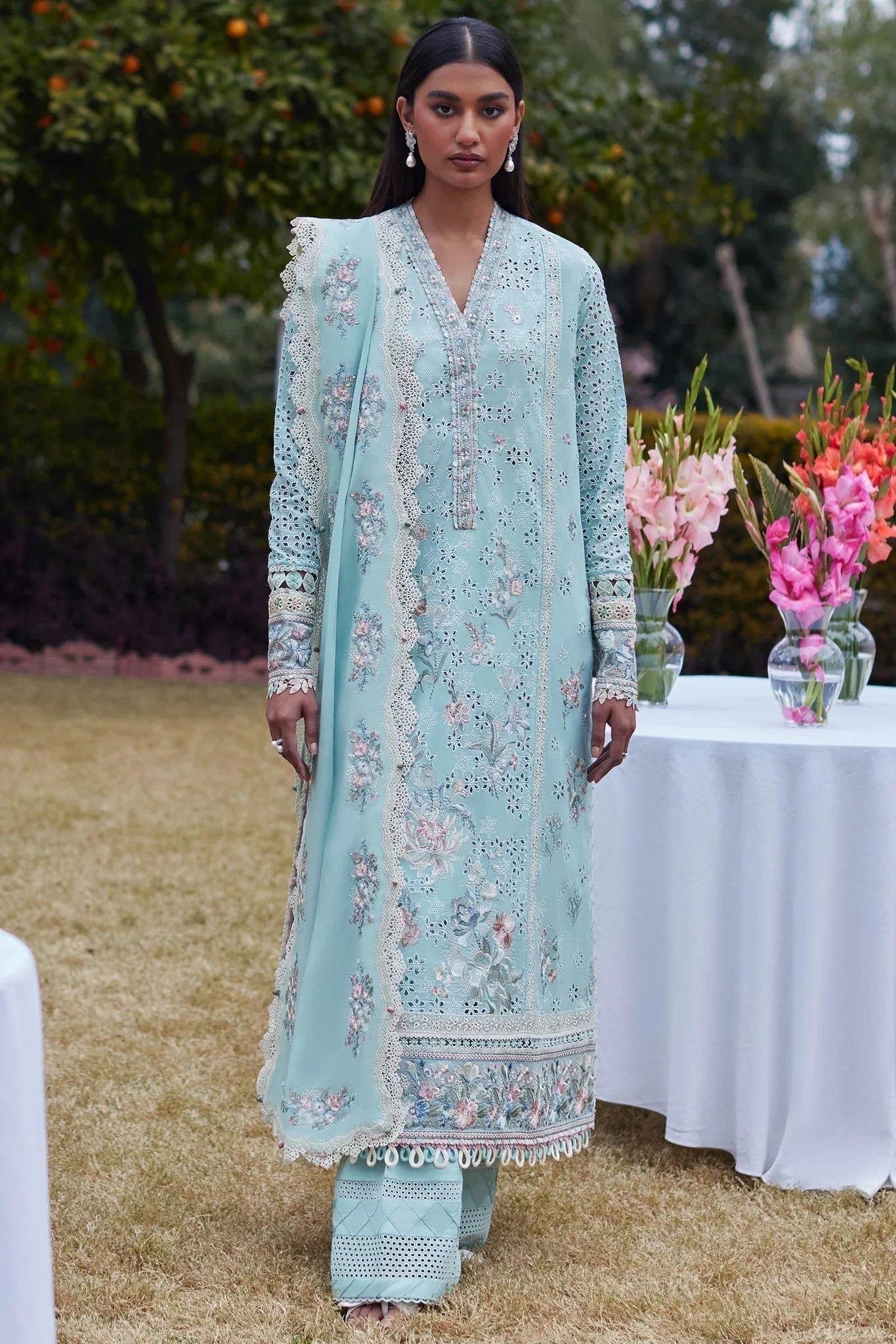 Elan | Lawn24 | AIREEN (EL24-09 B) - Aqsa Fabrics
