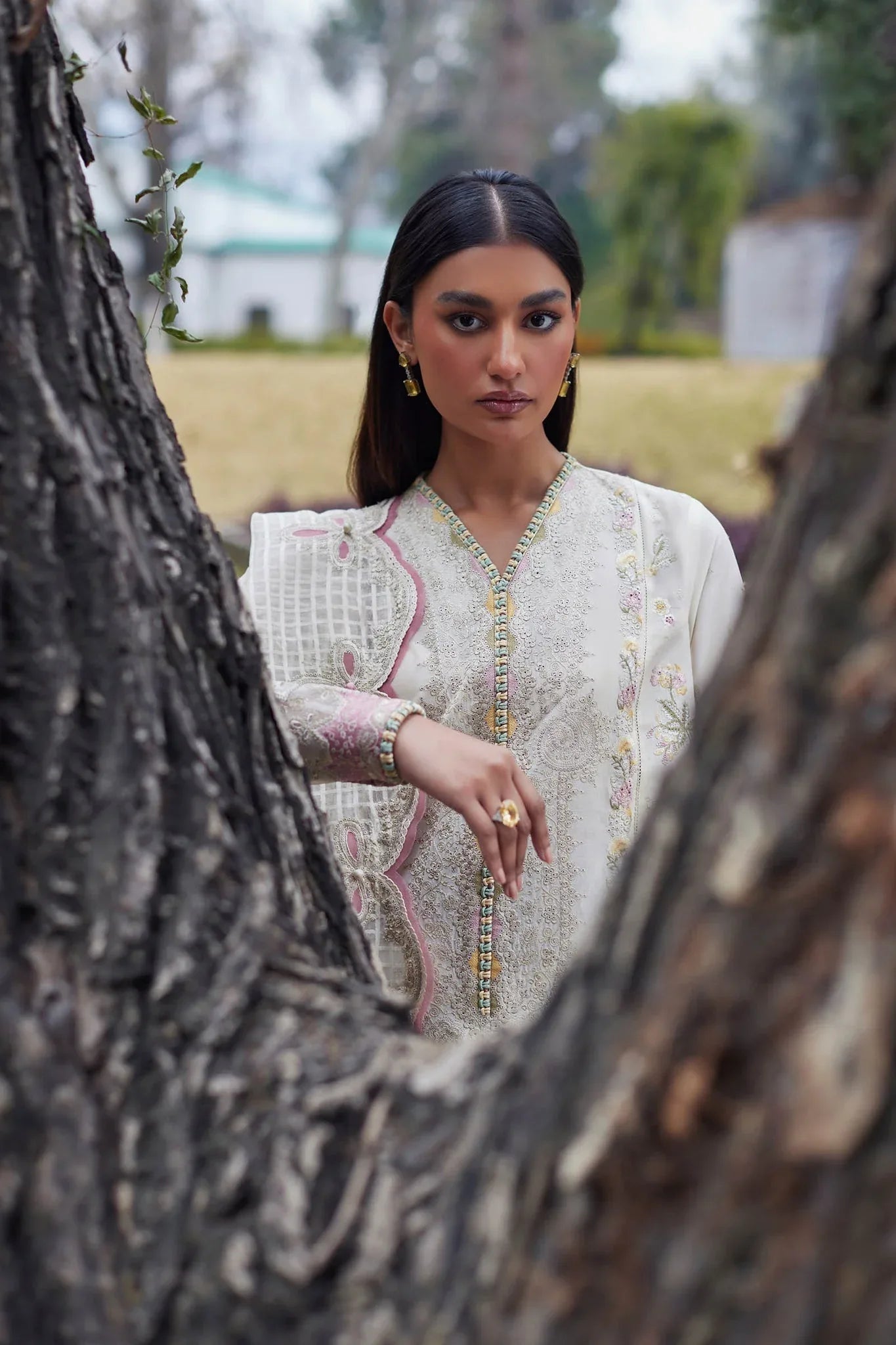 Elan | Lawn24 | NEZIHA (EL24-05 A) - Aqsa Fabrics