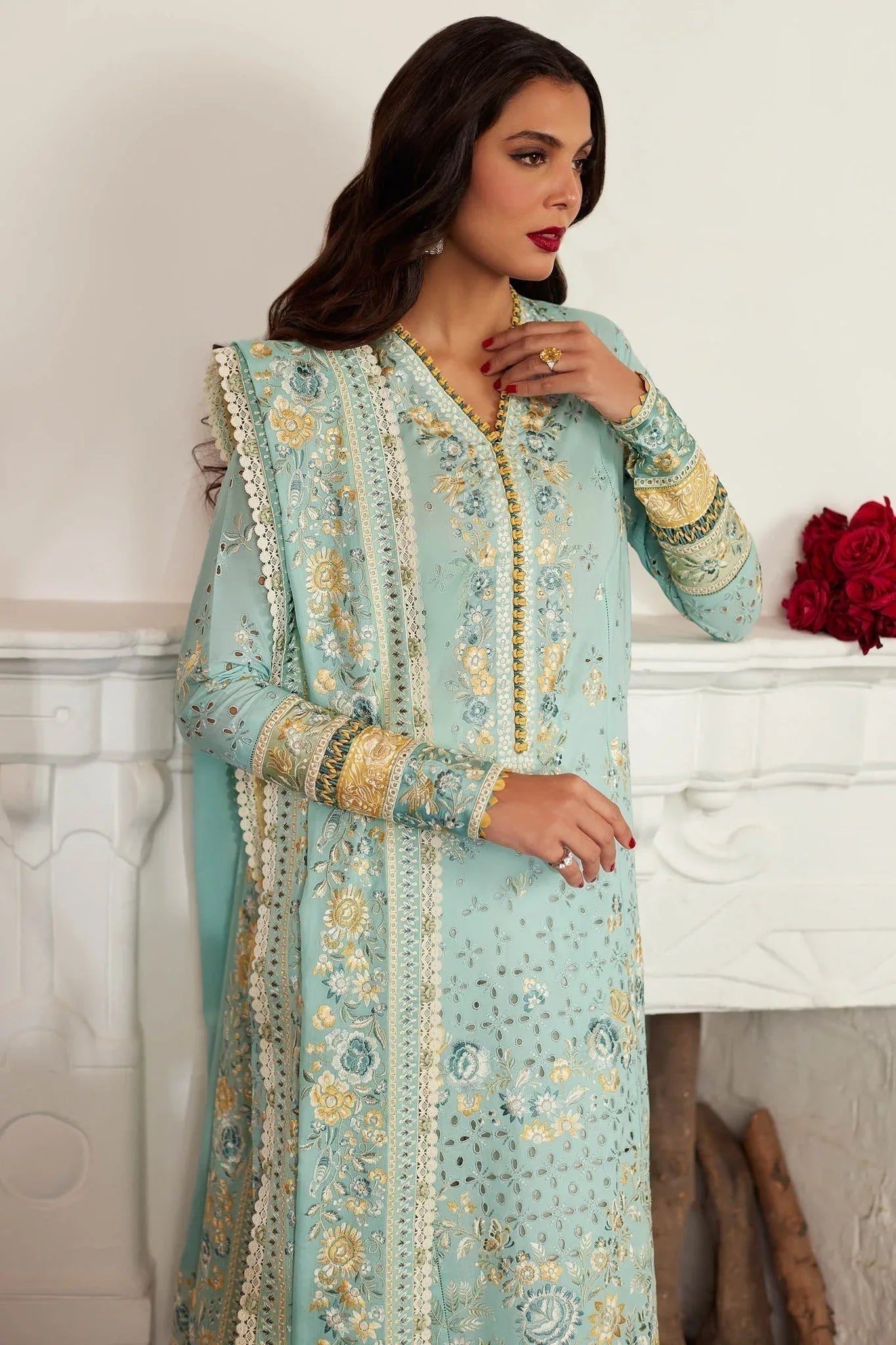 Elan | Lawn24 | IVANA (EL24-06 A) - Aqsa Fabrics
