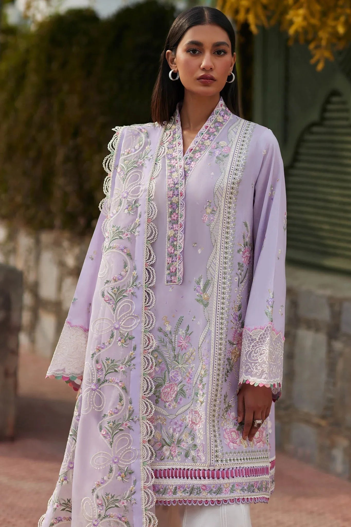 Elan | Lawn24 | ZENEL (EL24-08 A) - Aqsa Fabrics