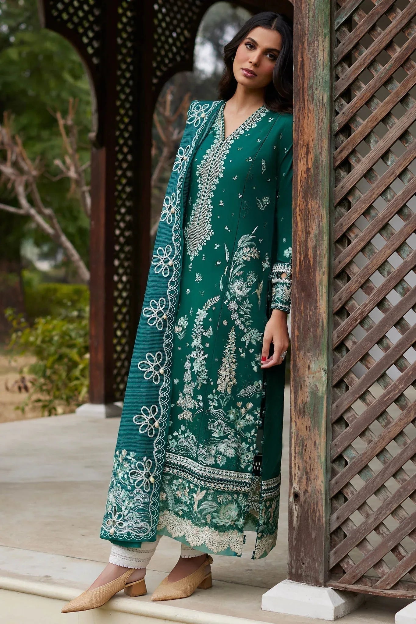 Elan | Lawn24 | NEDINE (EL24-02 A) - Aqsa Fabrics