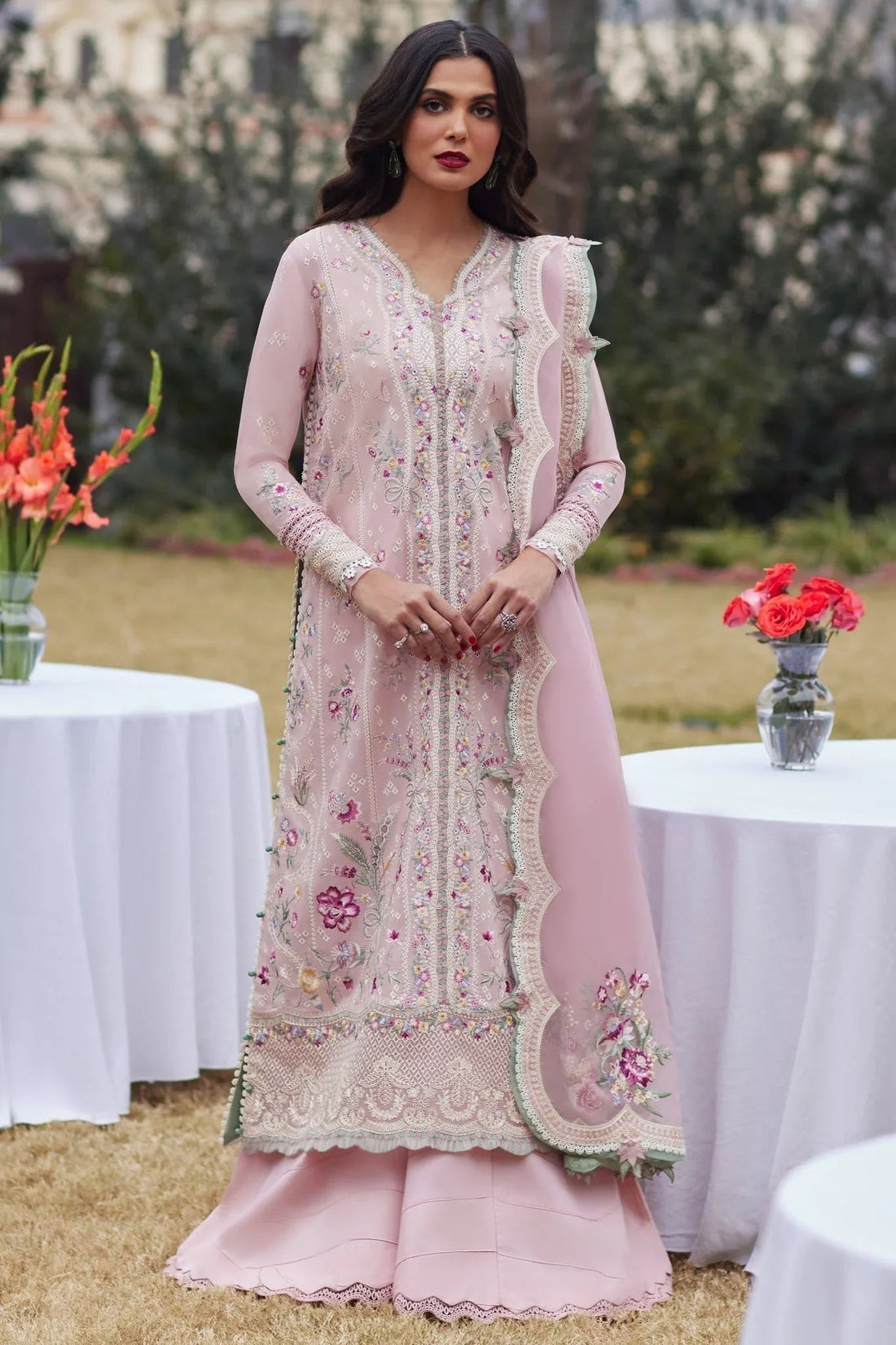 Elan | Lawn24 | MIRZETA (EL24-11 B) - Aqsa Fabrics
