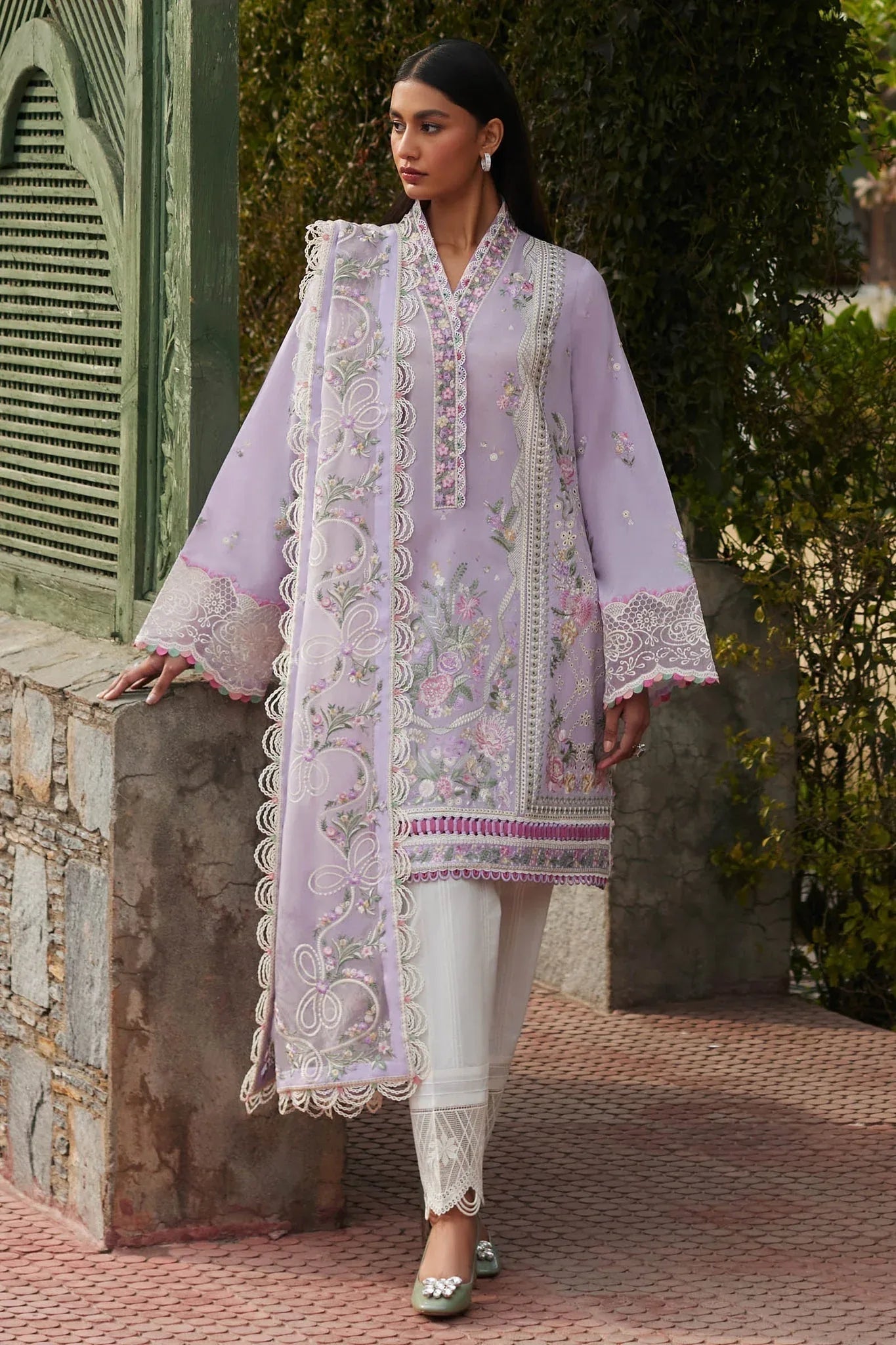 Elan | Lawn24 | ZENEL (EL24-08 A) - Aqsa Fabrics
