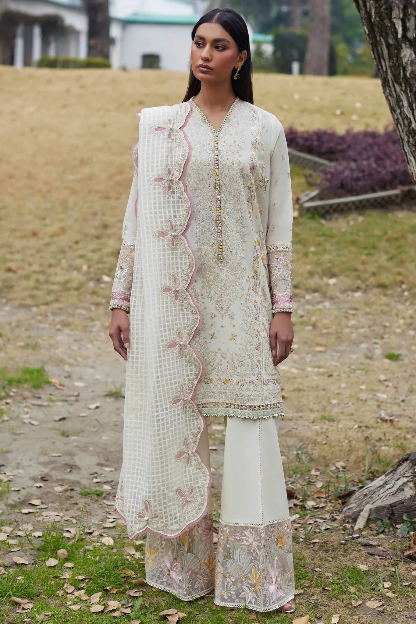 Elan | Lawn24 | NEZIHA (EL24-05 A) - Aqsa Fabrics