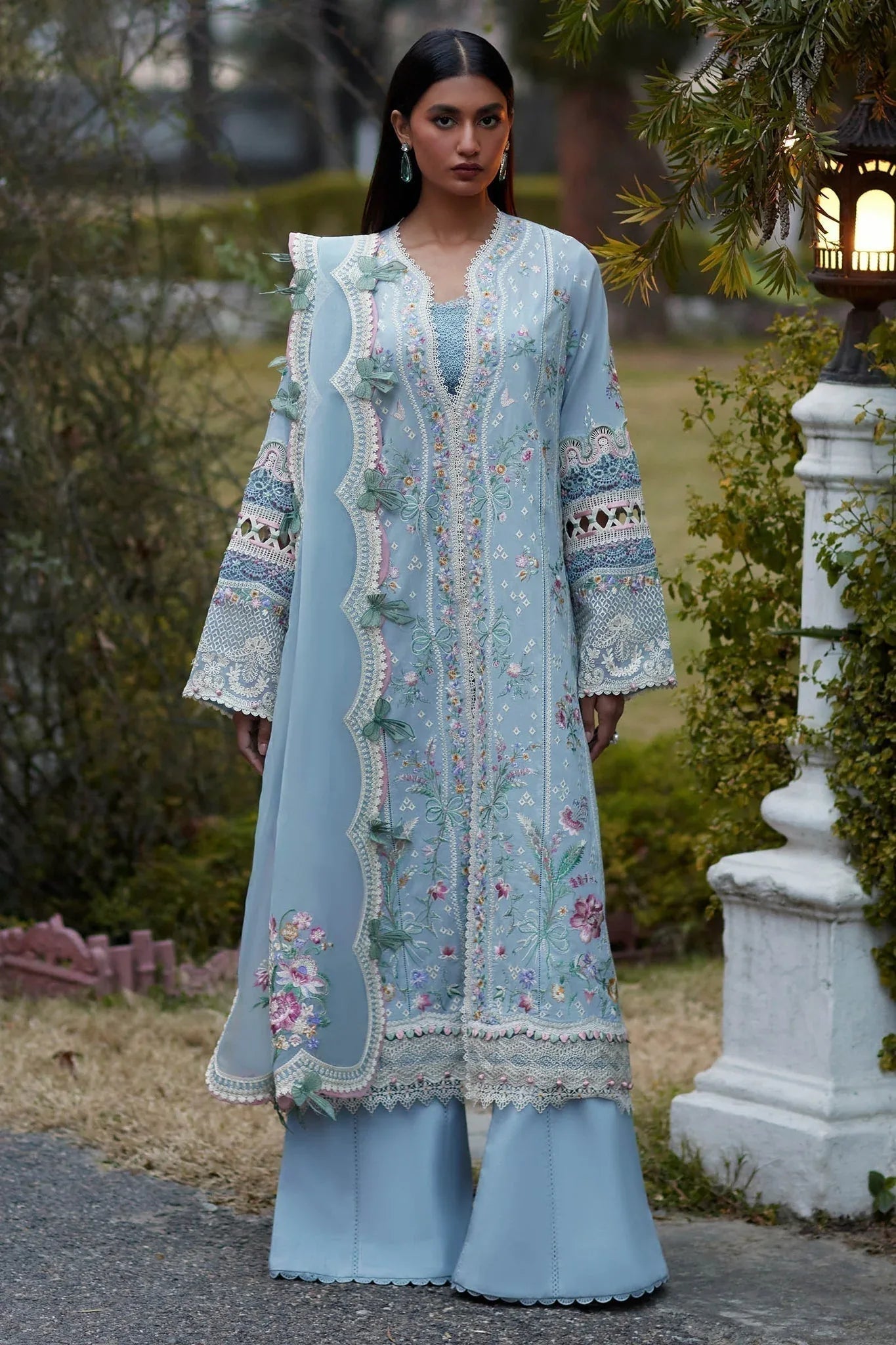 Elan | Lawn24 | MIRZETA (EL24-11 A) - Aqsa Fabrics